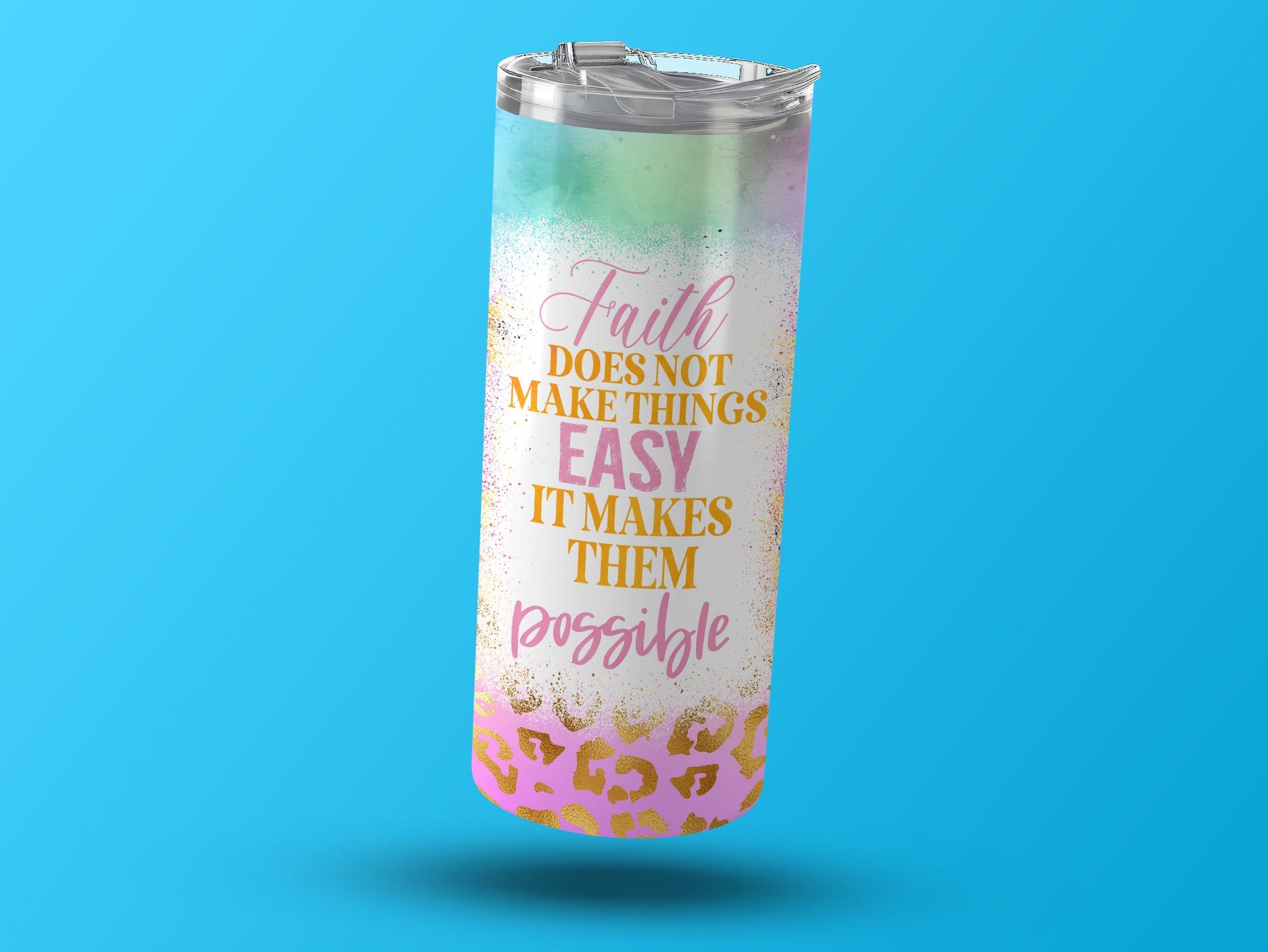 Faith Does Not Make Things Easy Tumbler product