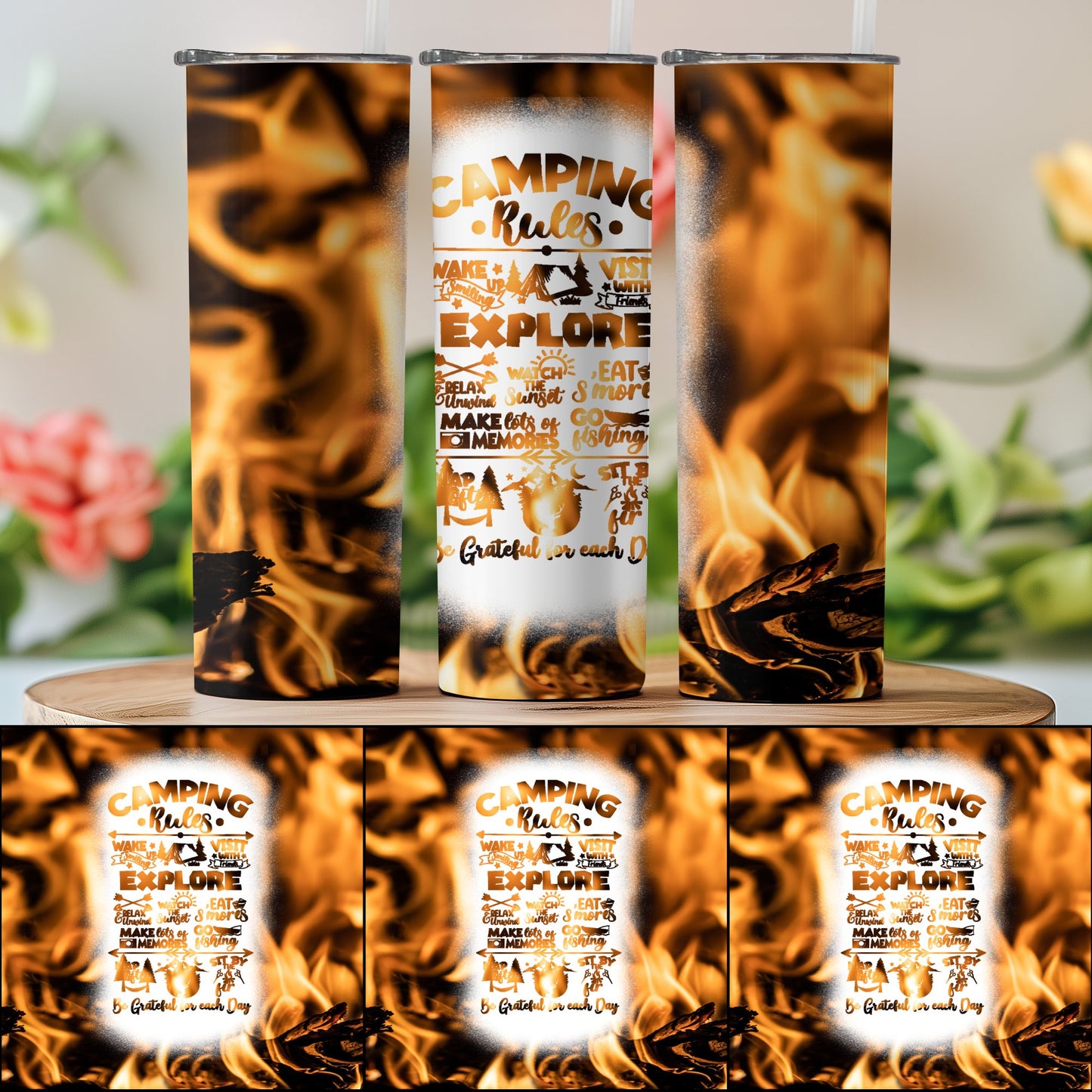 Camping Rules Explore Adventure Graphics Tumbler product