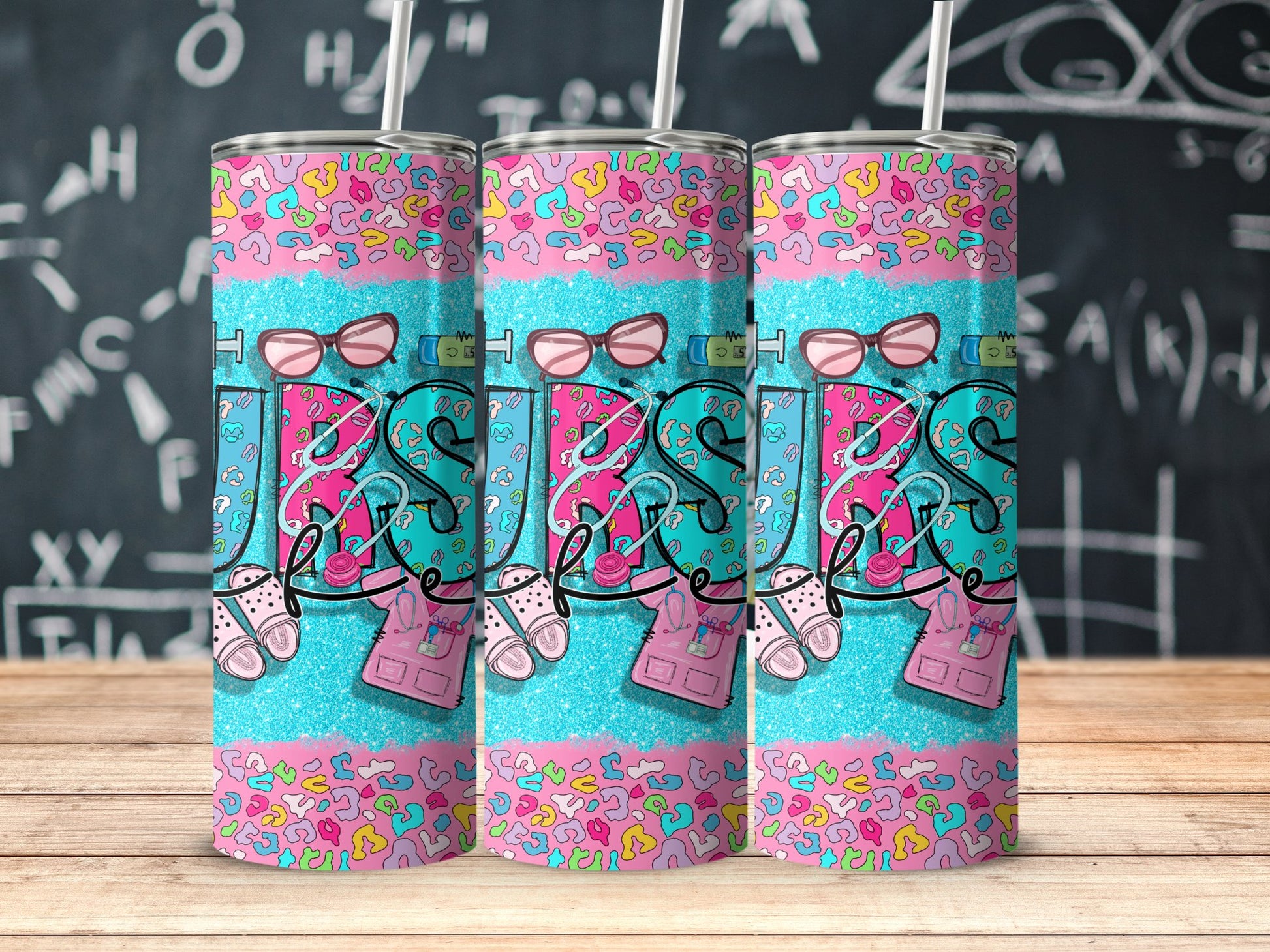 Colorful Back to School Themed Cup Product