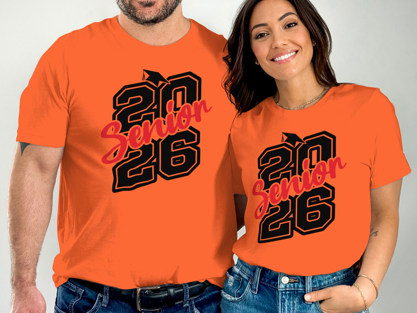 Senior 2026 Graphic Casual Wear T-Shirt product type