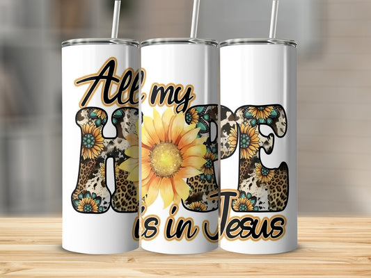 All My Hope Is In Jesus Insulated Tumbler product