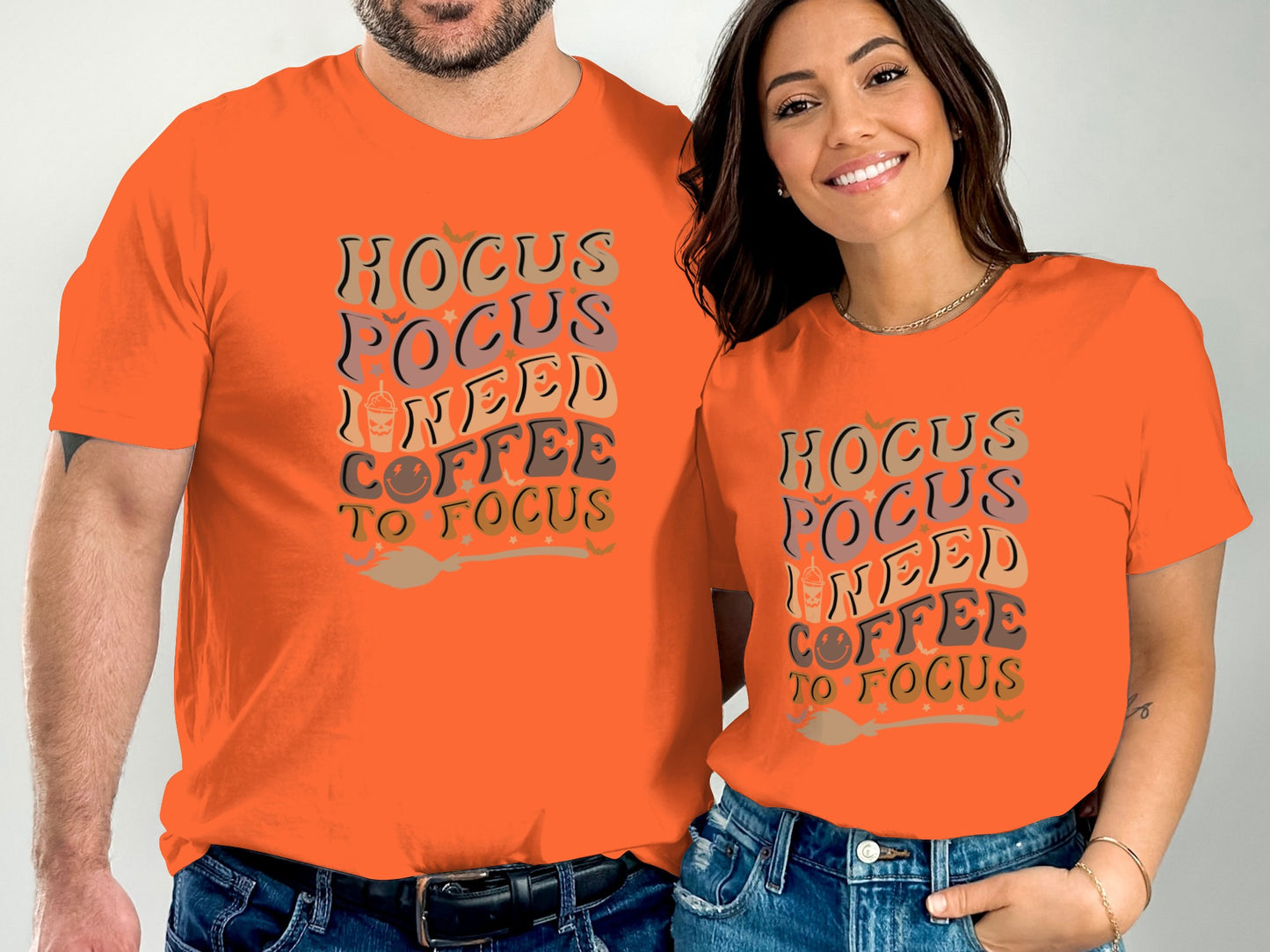 Hocus Pocus I Need Coffee to Focus Halloween shirt product