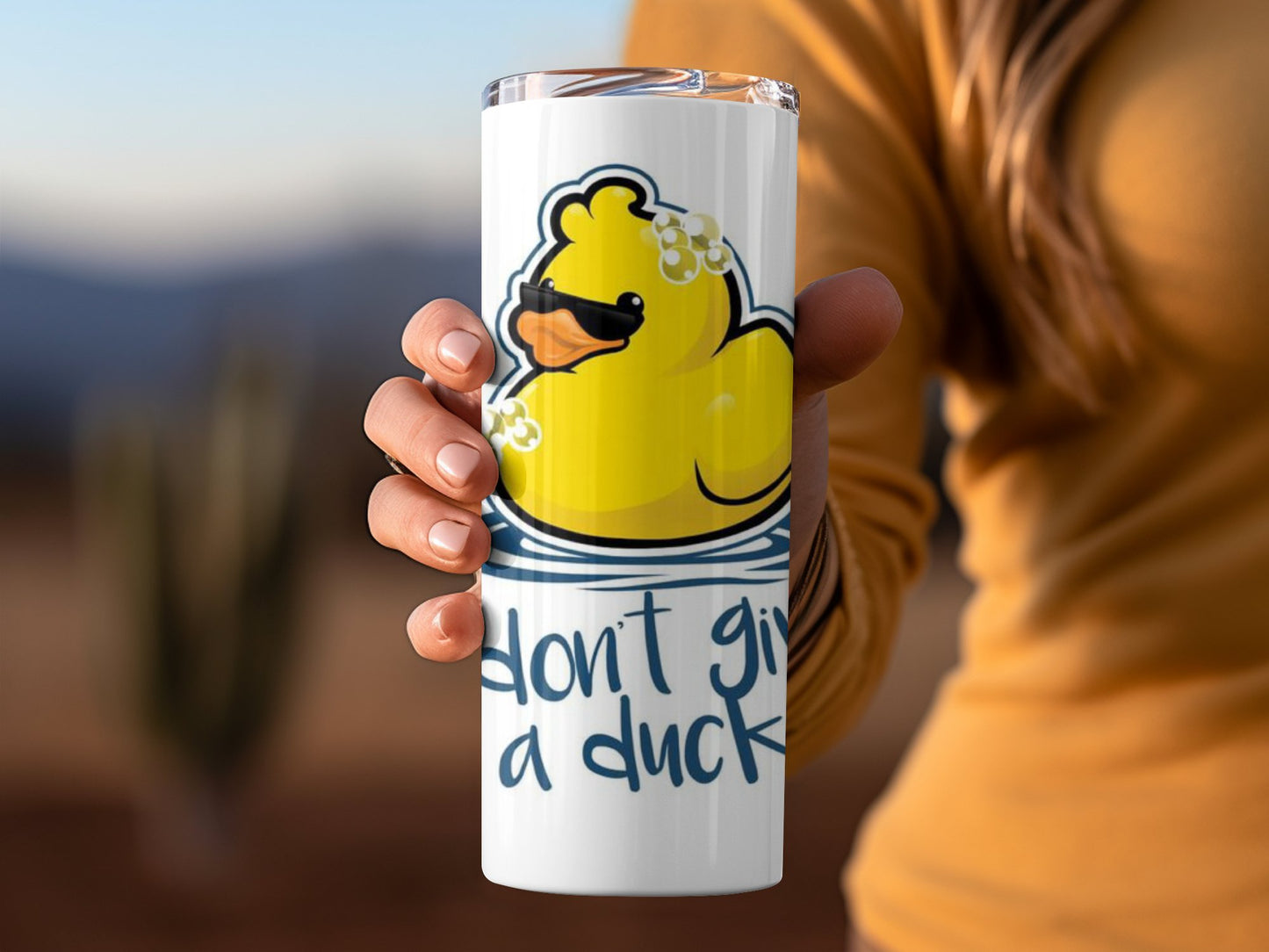 Don't Give A Duck Design Tumbler Drinkware product