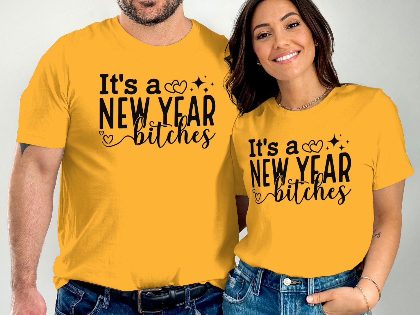 New Year Celebration Unisex Matching Shirts