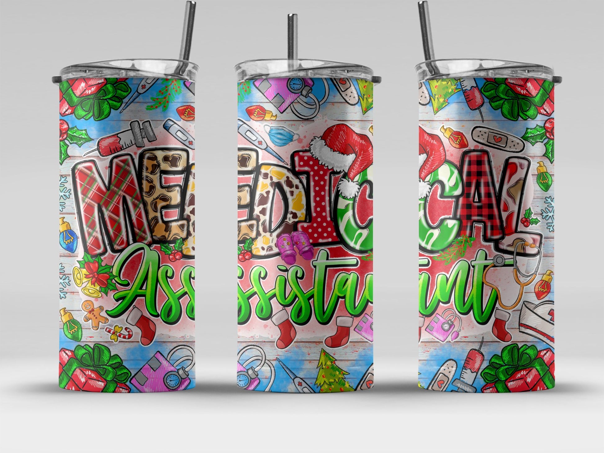 Medical Assistant Colorful and Fun Tumbler product