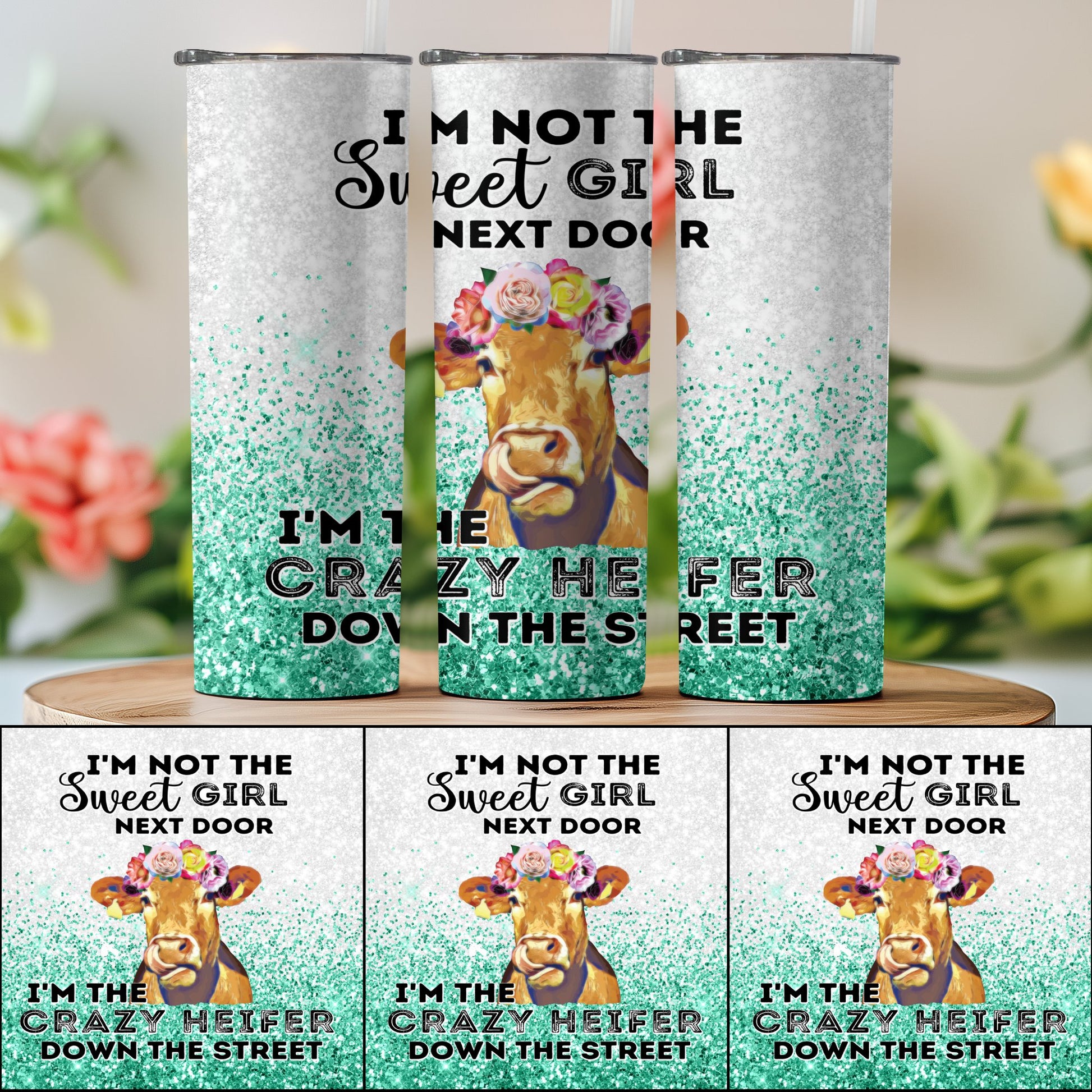 I'm Not the Sweet Girl Next Door Crazy Heifer product