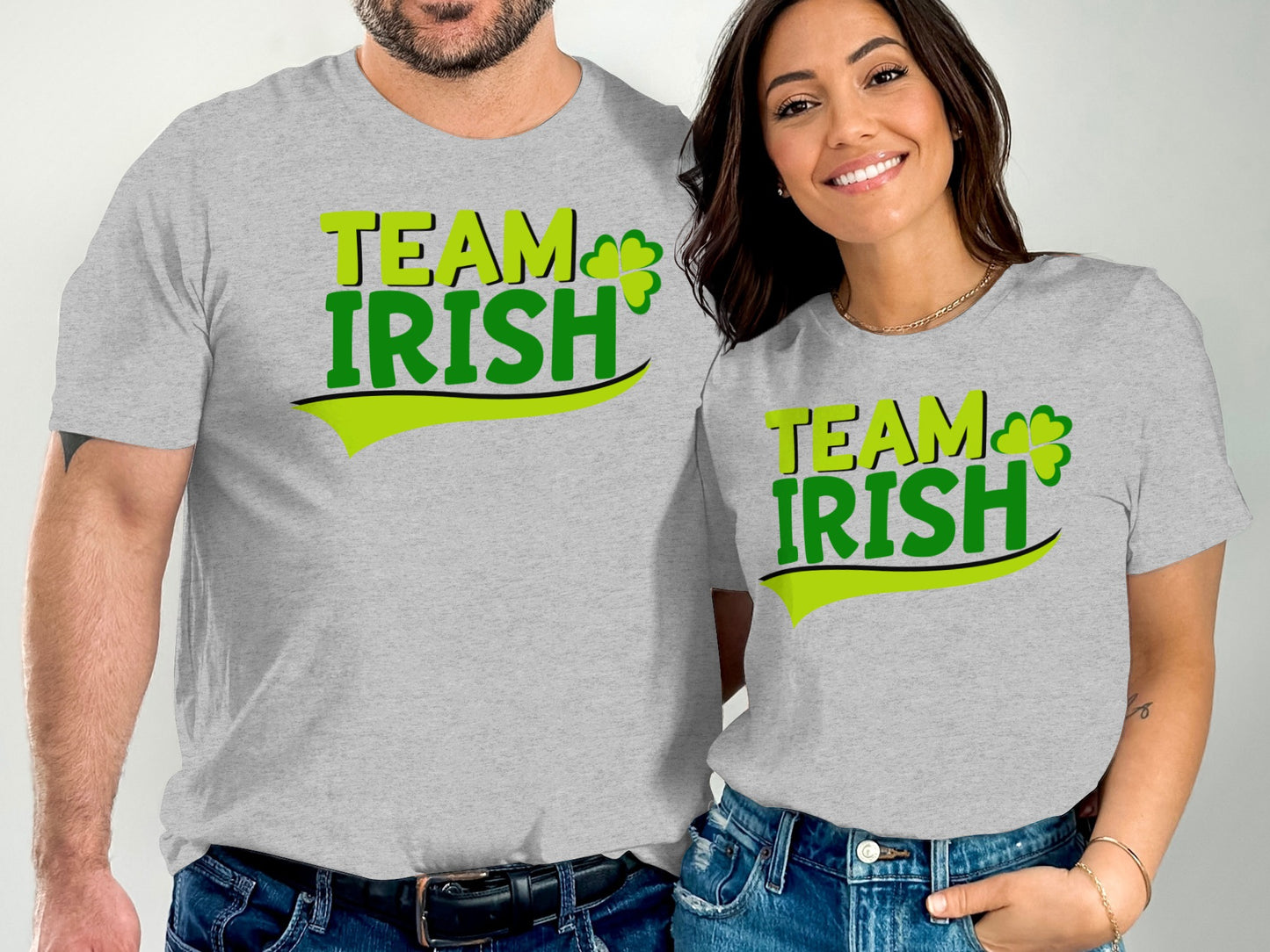 Team Irish Graphic Tee Shirt for Casual Wear