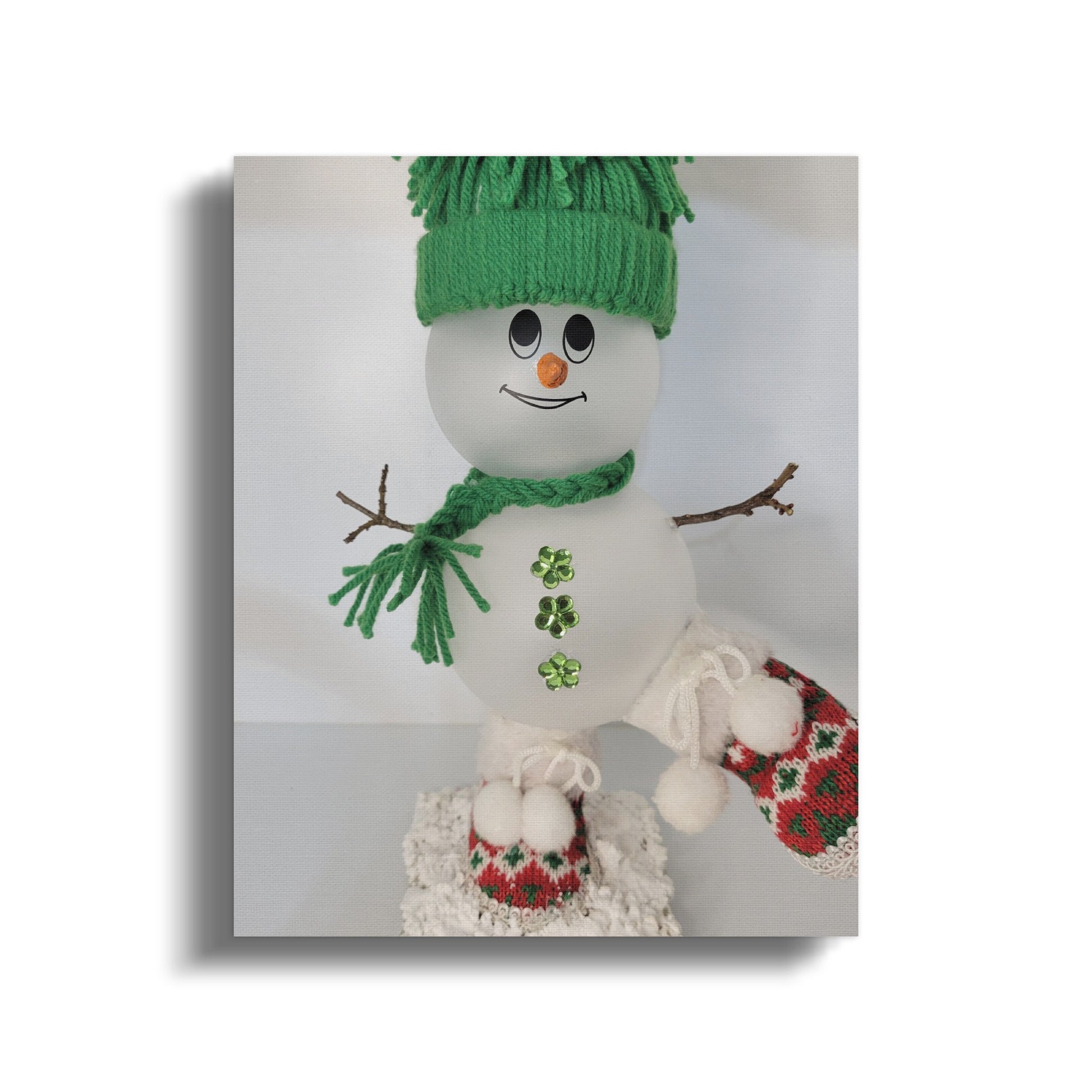 Christmas Snowman Decoration Festive Winter Figure Display