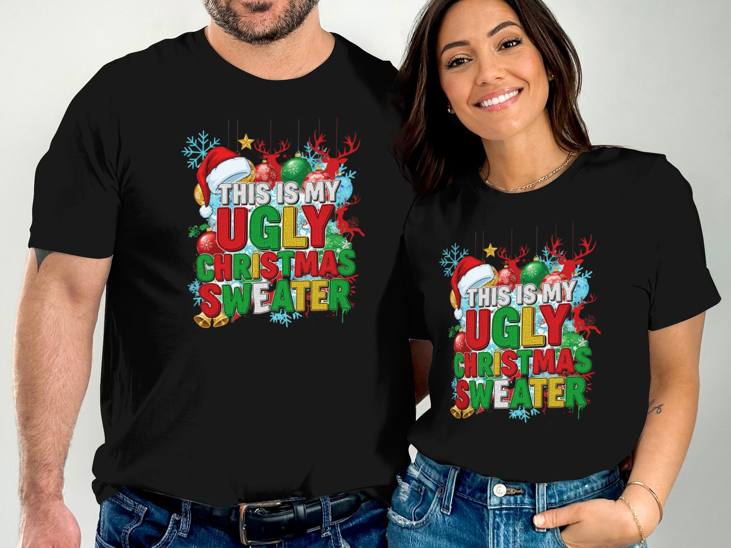 This is My Ugly Christmas Sweater Fun Festive Shirt