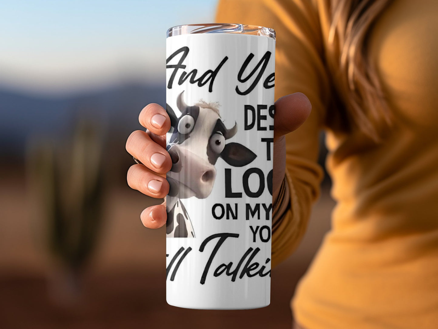 Funny Cow Design Yeti Tumbler Insulated Drinkware product