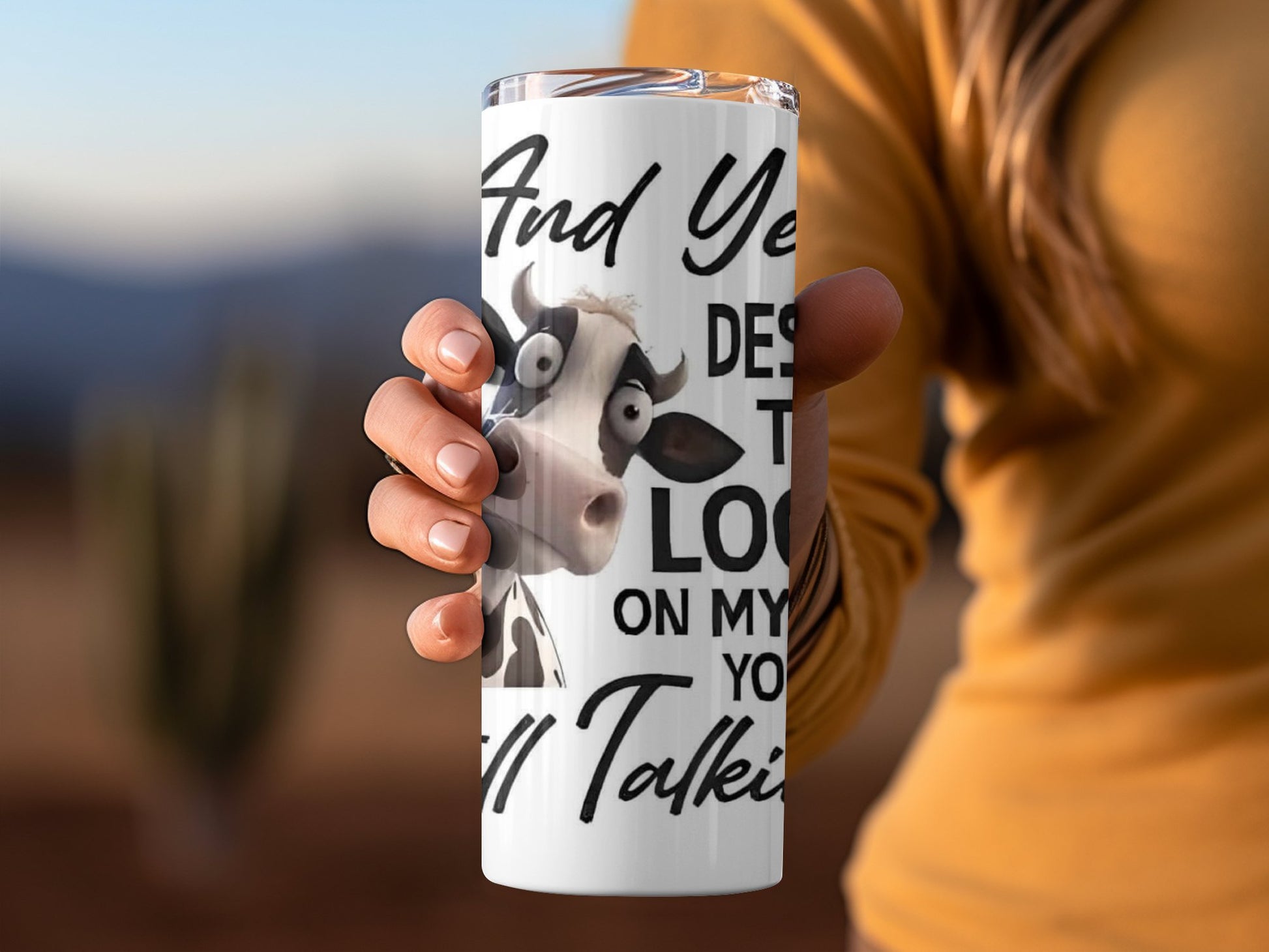 Funny Cow Design Yeti Tumbler Insulated Drinkware product