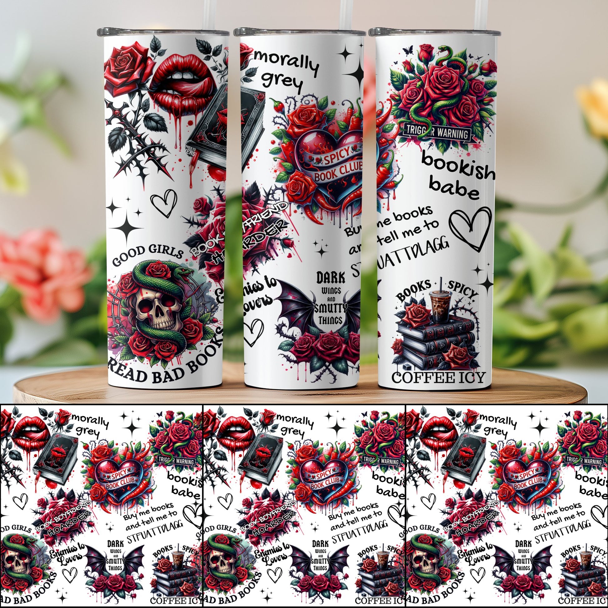 Morally Grey Spicy Coffee Icy Goth Tumbler product
