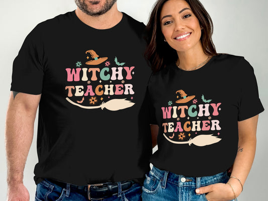 Witchy Teacher Graphic Tee Halloween Themed product