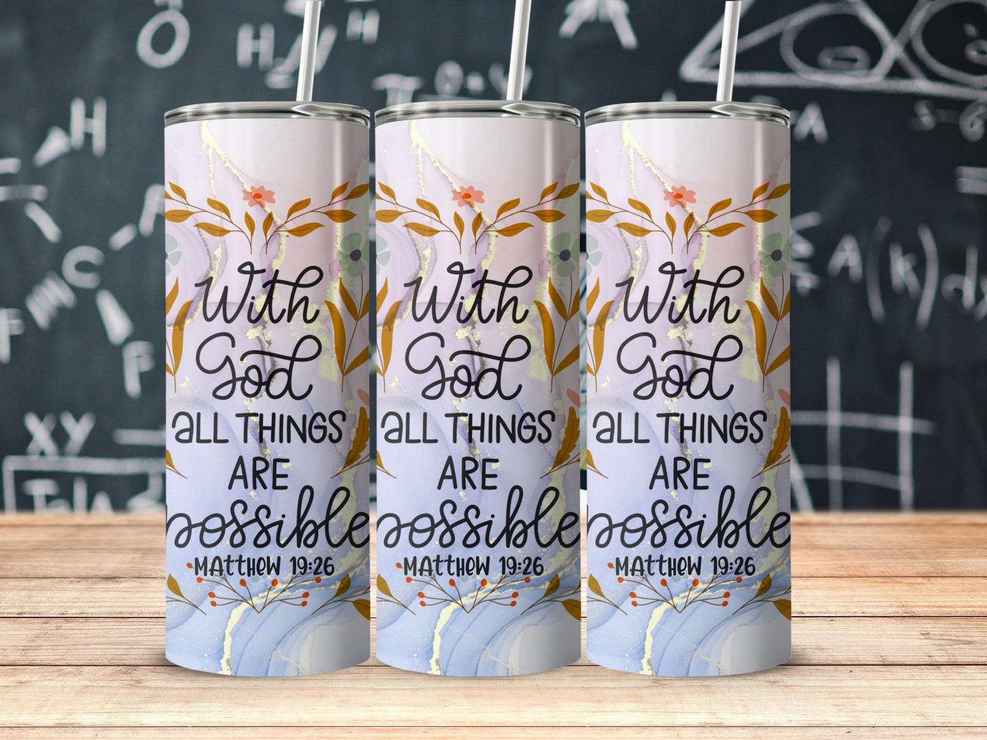 Inspirational With God All Things Are Possible product