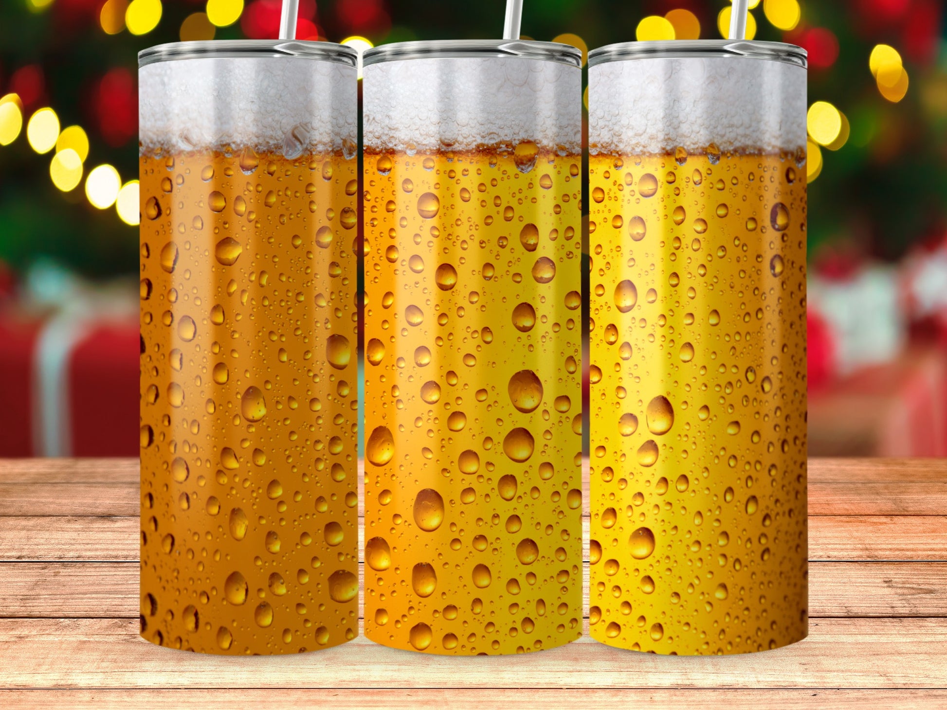 Beer Glasses With Bubbles Design Tumbler product