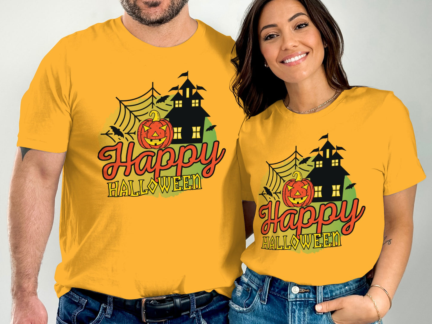 Happy Halloween Haunted House T-shirt product type
