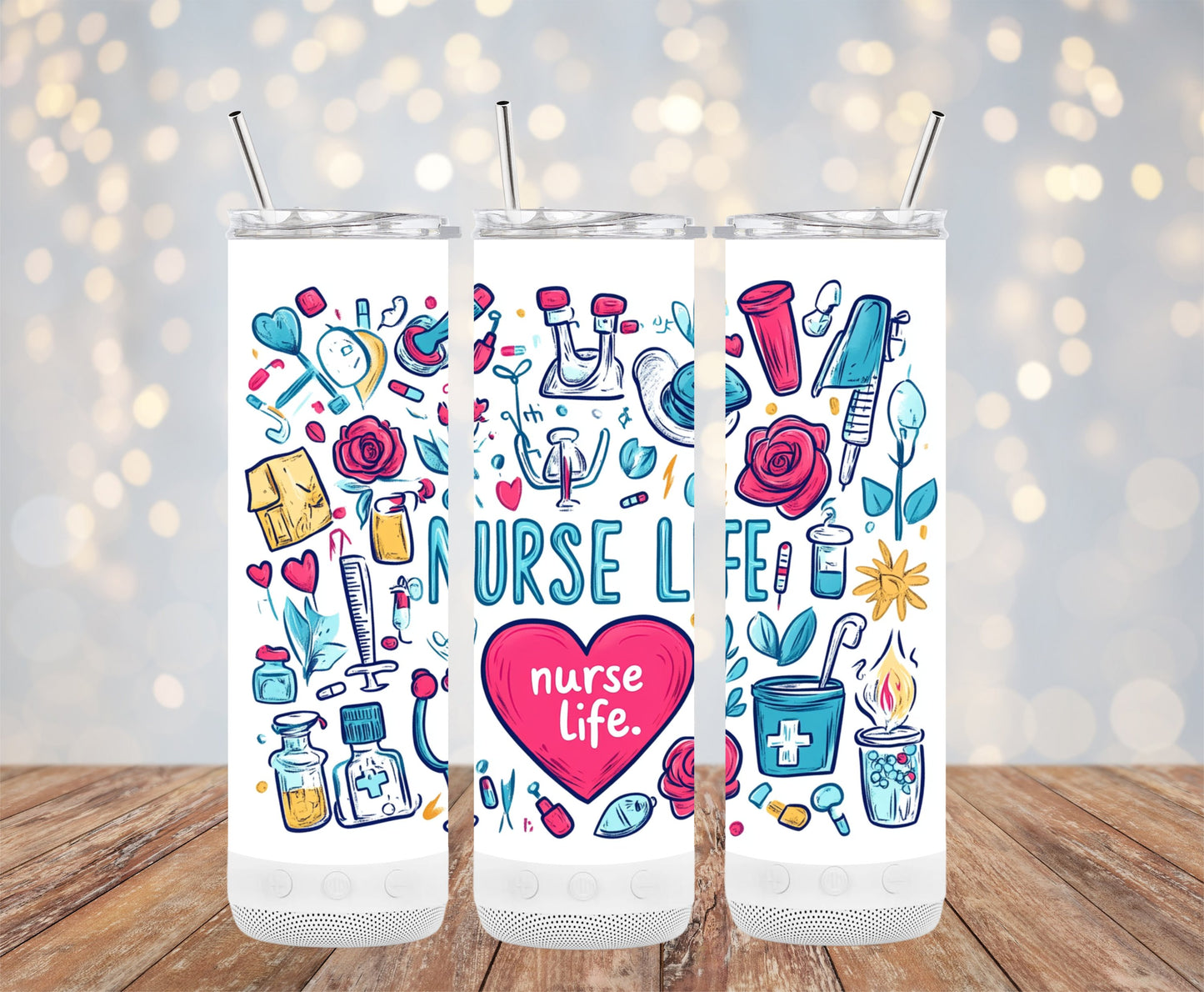 Nurse Life Themed Insulated Tumbler Product