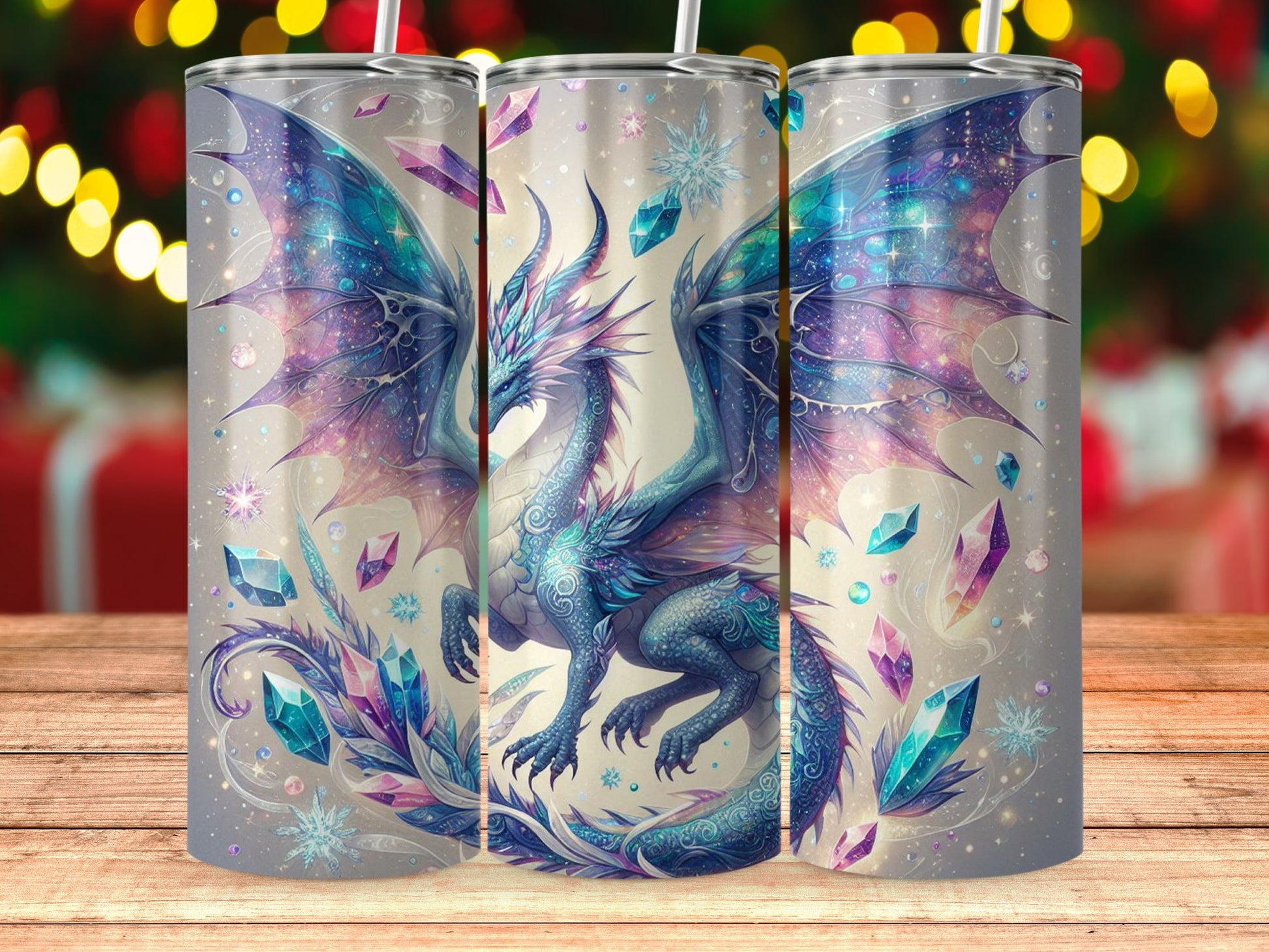 Mystical Dragon with Crystals Design product