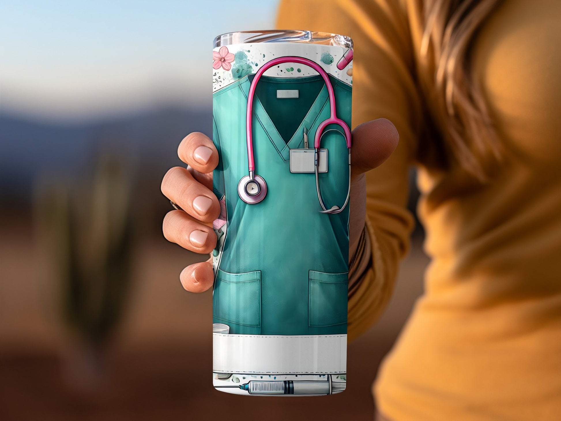Nurse Themed Medical Attire Insulated Tumbler product