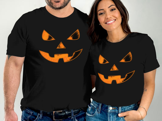 Matching Smiling Jack O Lantern Halloween T Shirt product type