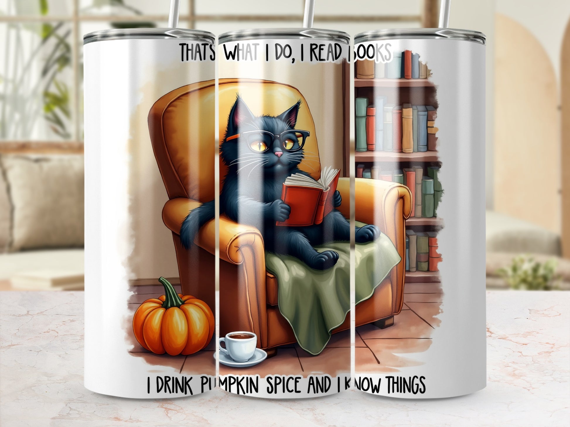 That's What I Do I Read Books I Drink Pumpkin Spice Mug