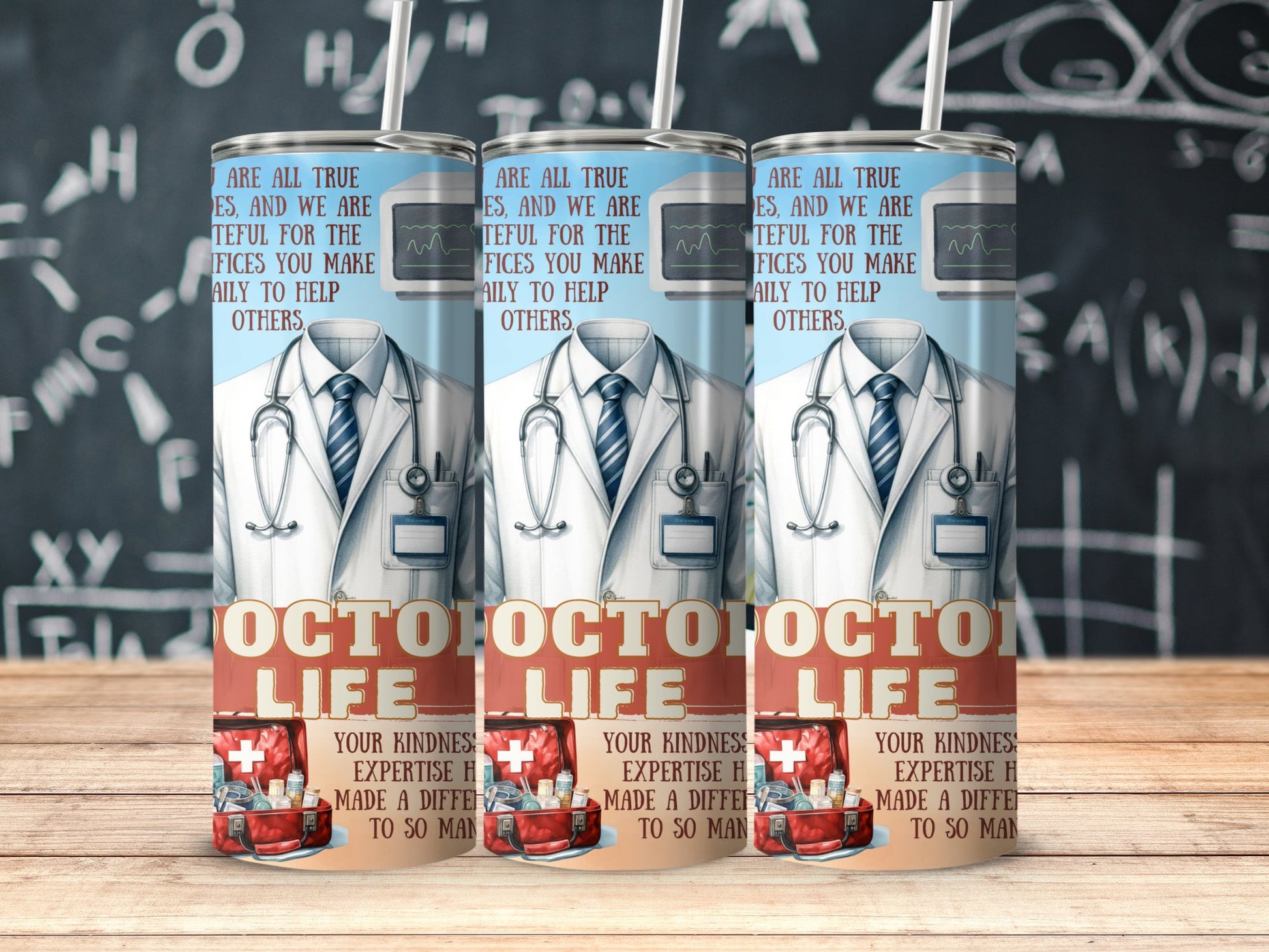 Doctor Life Design Stainless Steel Tumbler product type