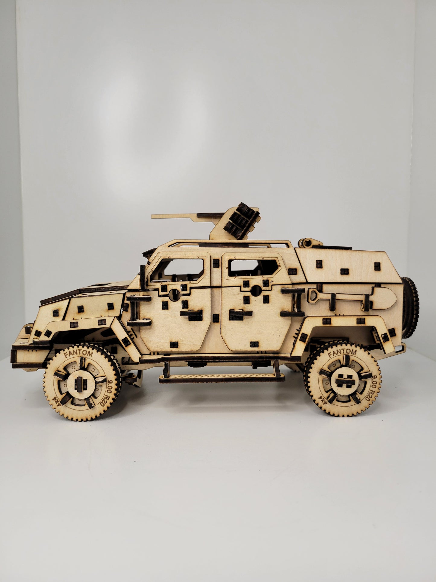Wooden Armored Military Vehicle Model Kit