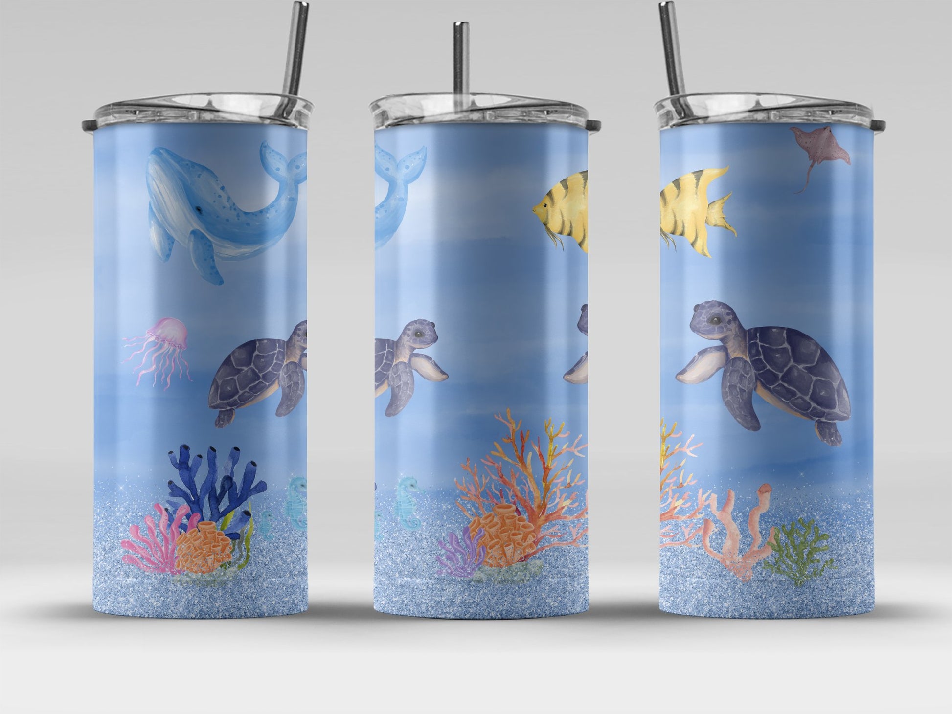 Underwater Life Design Stainless Steel Tumbler product