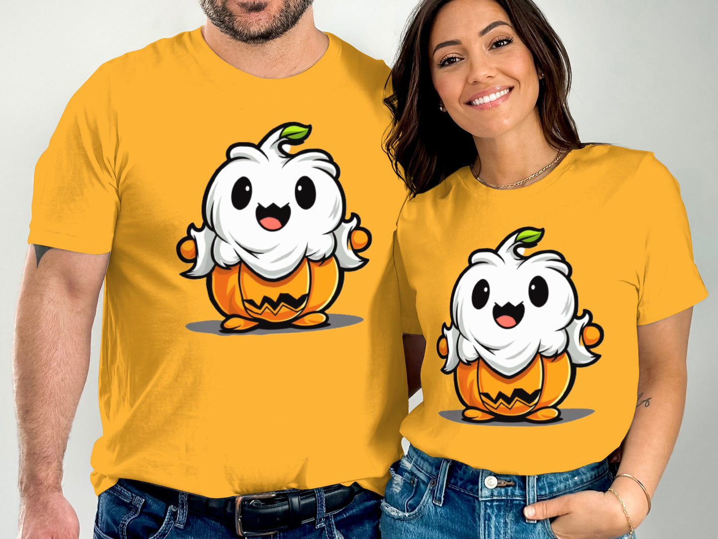 Cute Pumpkin Character Graphic T-Shirt product type