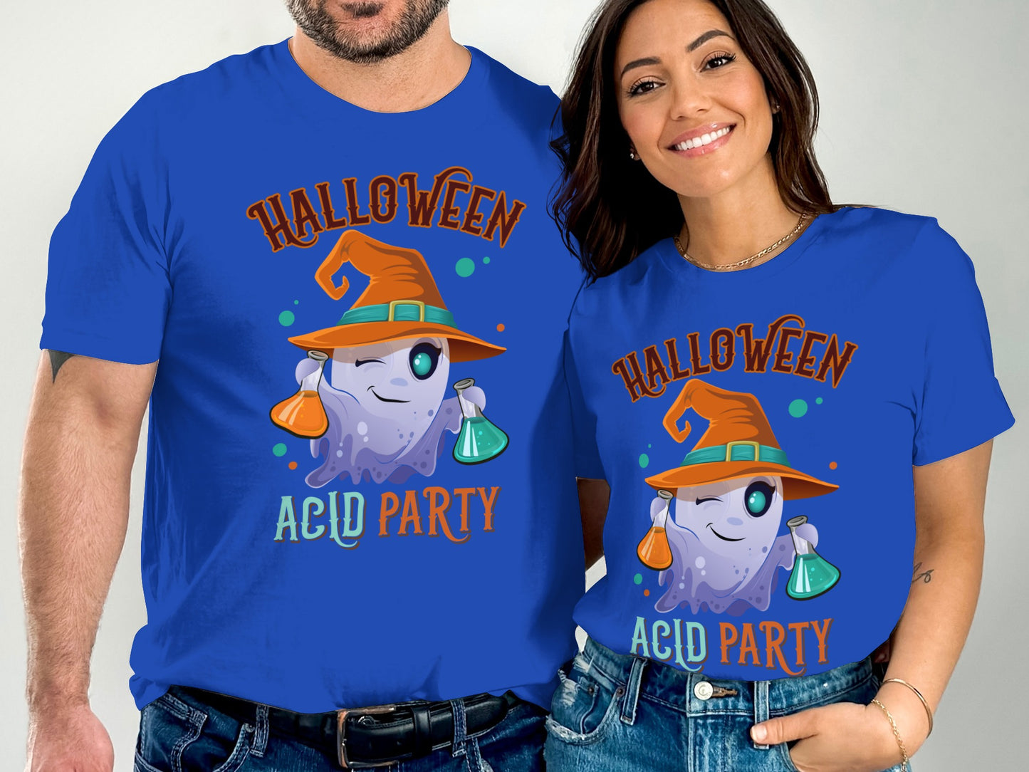 Halloween Acid Party Ghost Wizard T-shirt product