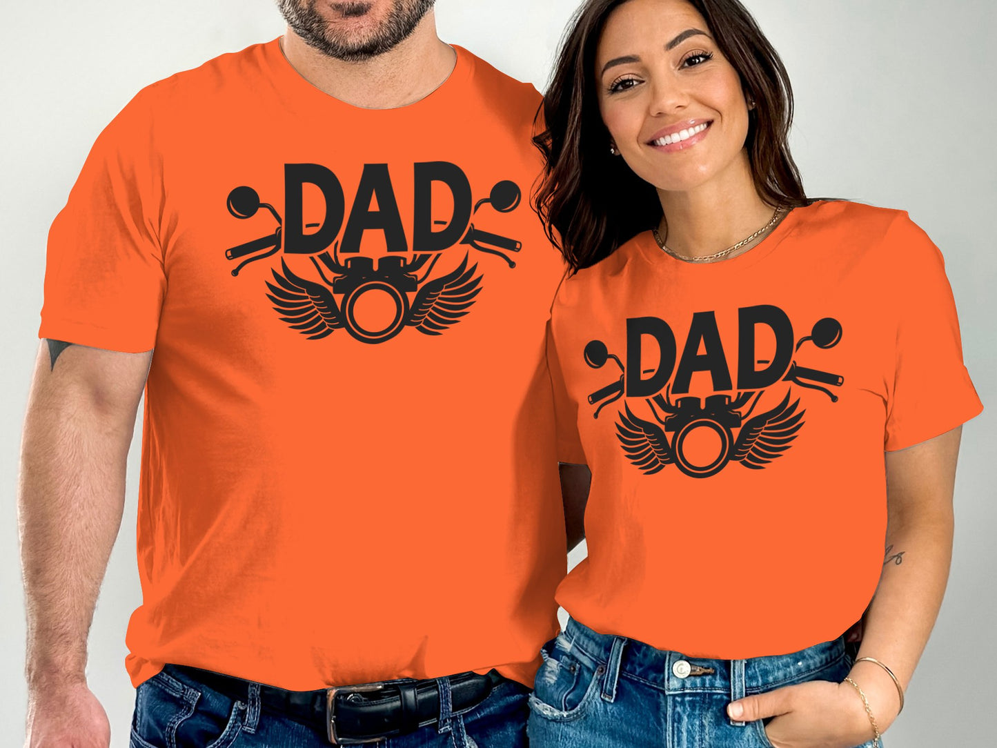 Matching Dad Motorcycle Graphics T-Shirts product