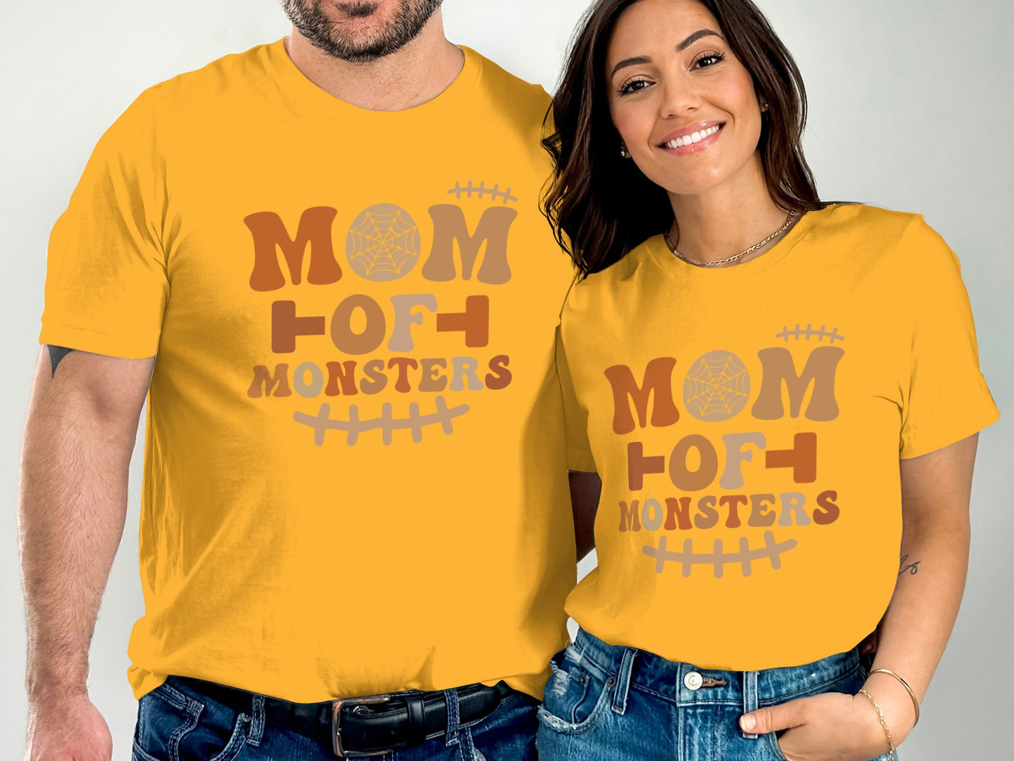 Mom of Monsters Yellow Graphic Tee product type
