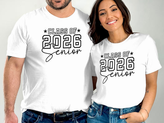 Class of 2026 Senior Graphic Graduation T-shirt product