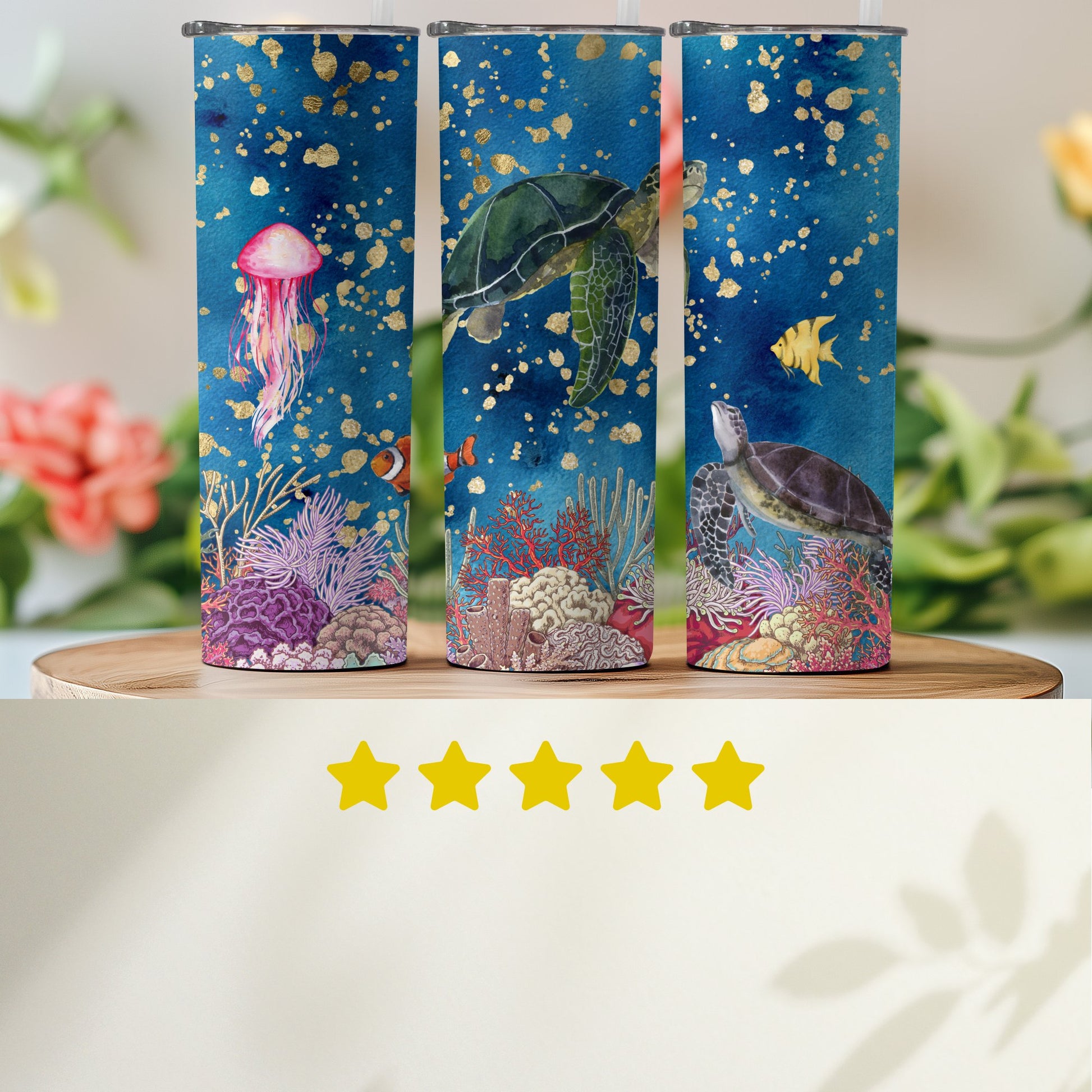 Ocean Life Themed Insulated Tumblers product type