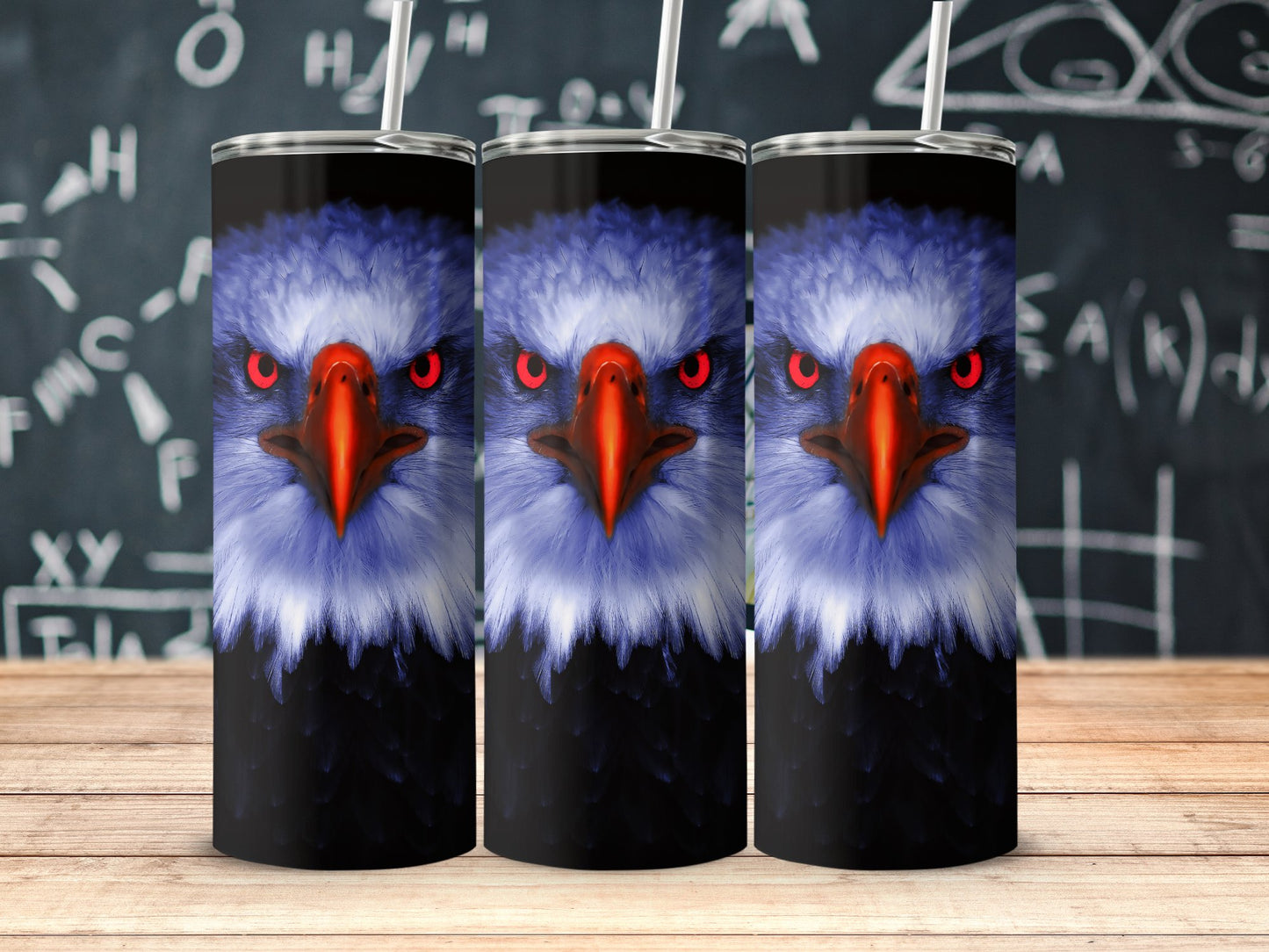 Fierce Red-Eyed Eagle Insulated Tumbler product