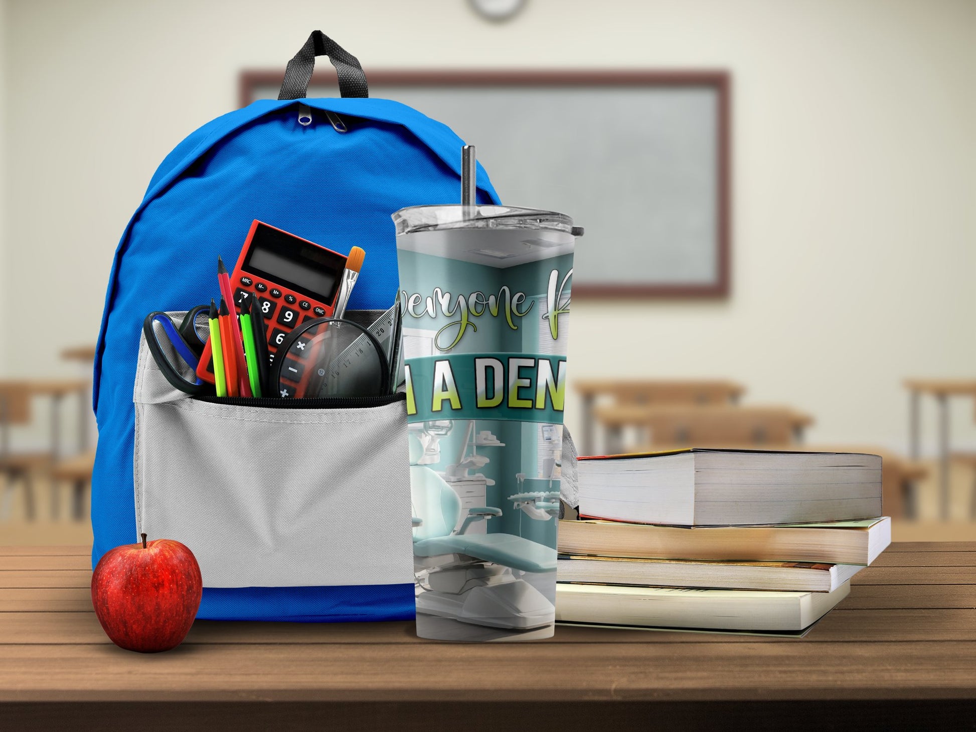 Everyone is a Genius at Math School Backpack product
