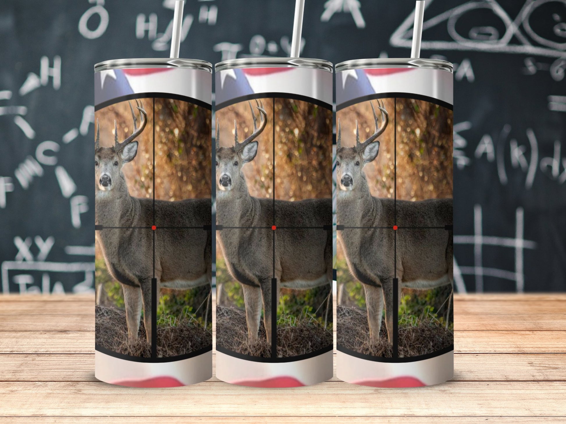 Deer Hunting Theme Personalized Tumbler product type