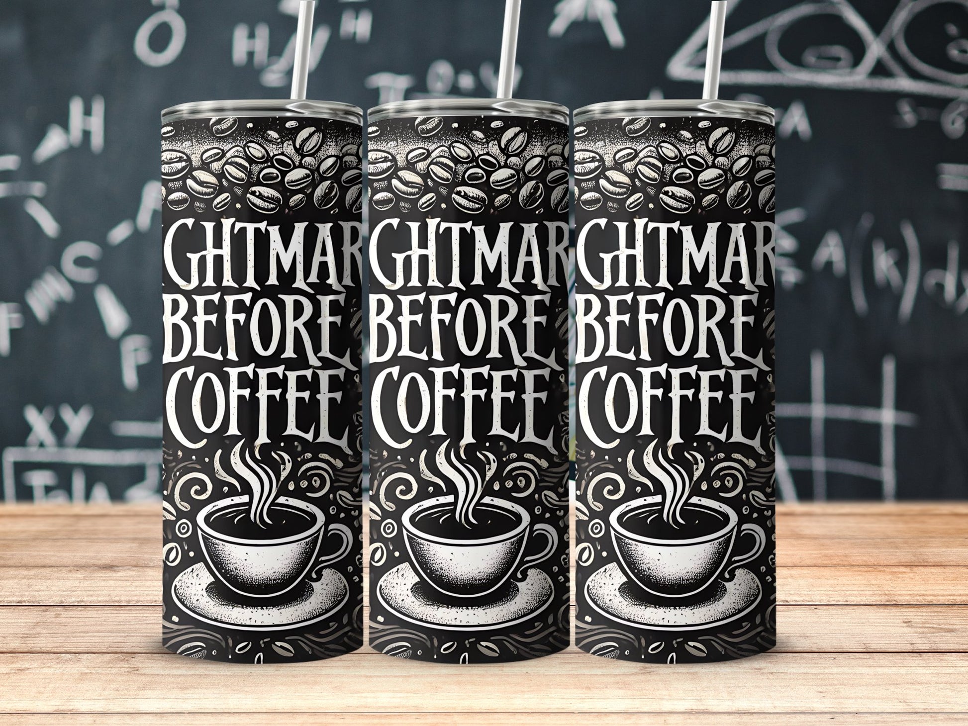 Nightmare Before Coffee Insulated Tumbler Product