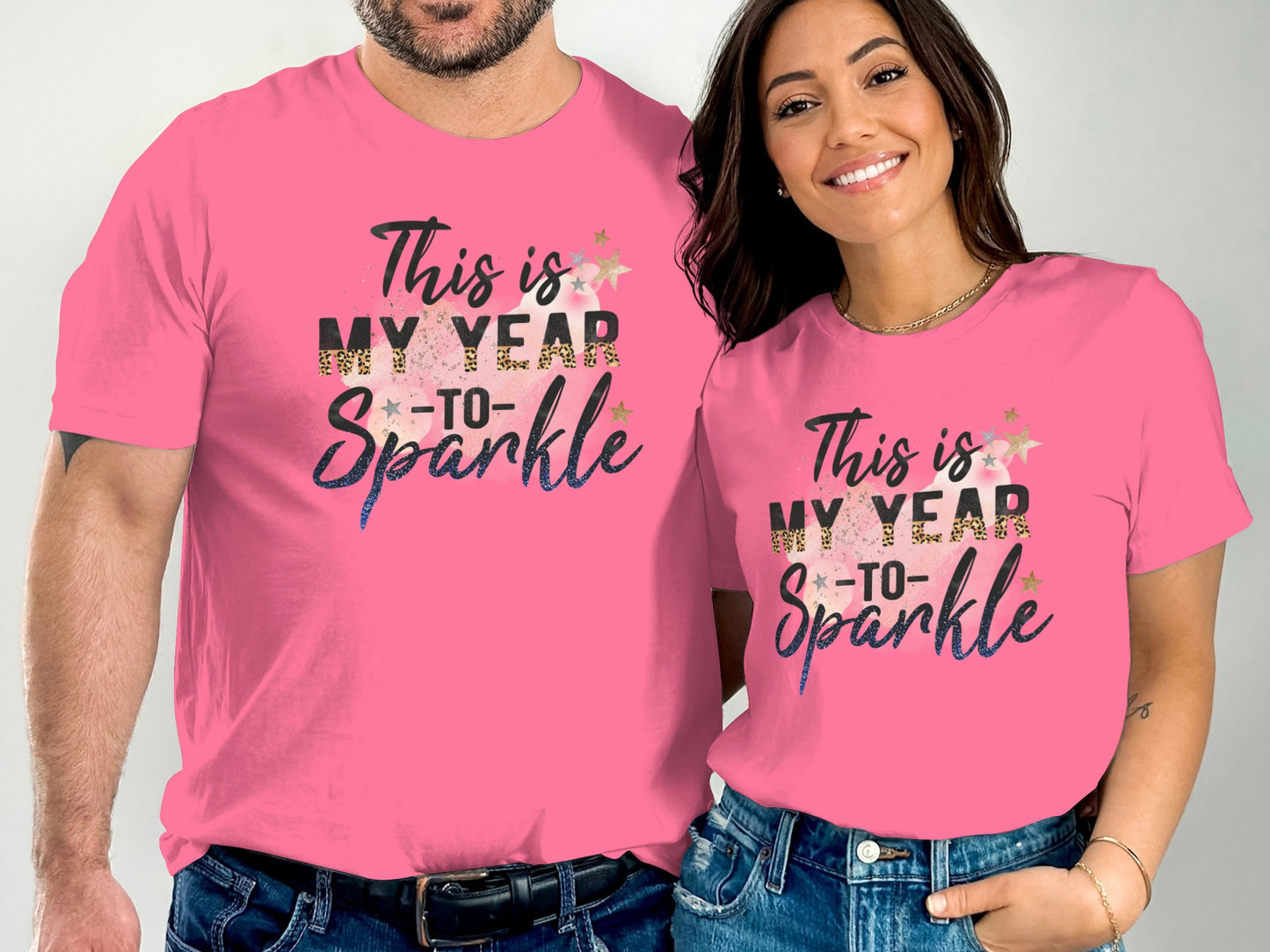 This Is My Year To Sparkle Matching Shirts Product