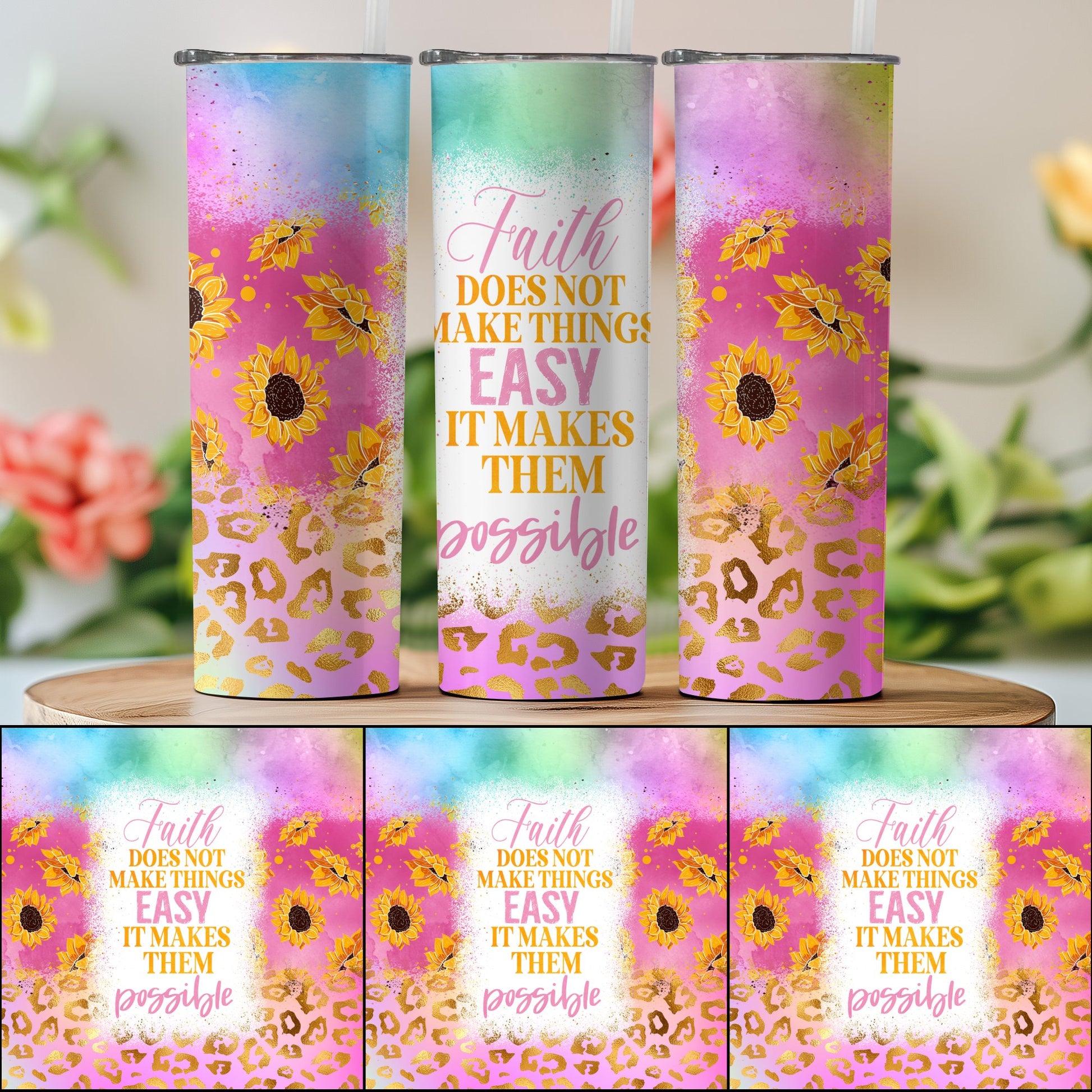 Colorful Inspirational Quotes Tumblers product