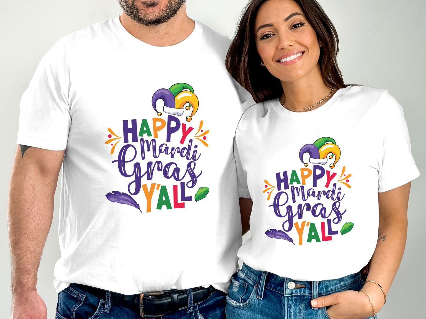Happy Mardi Gras Y’all T-shirt