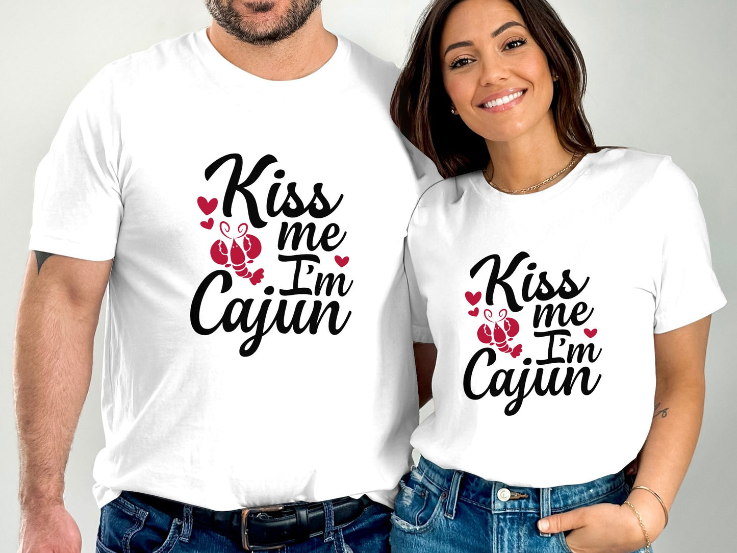 Kiss Me I'm Cajun Mardi Gras T-shirt
