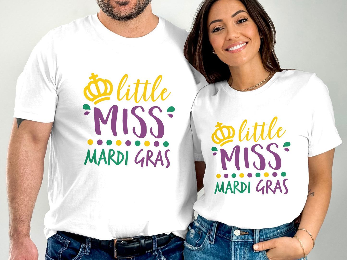 Little Miss Mardi Gras T-shirt