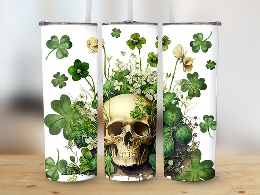 Lucky Skull (St. Patrick's Tumbler)