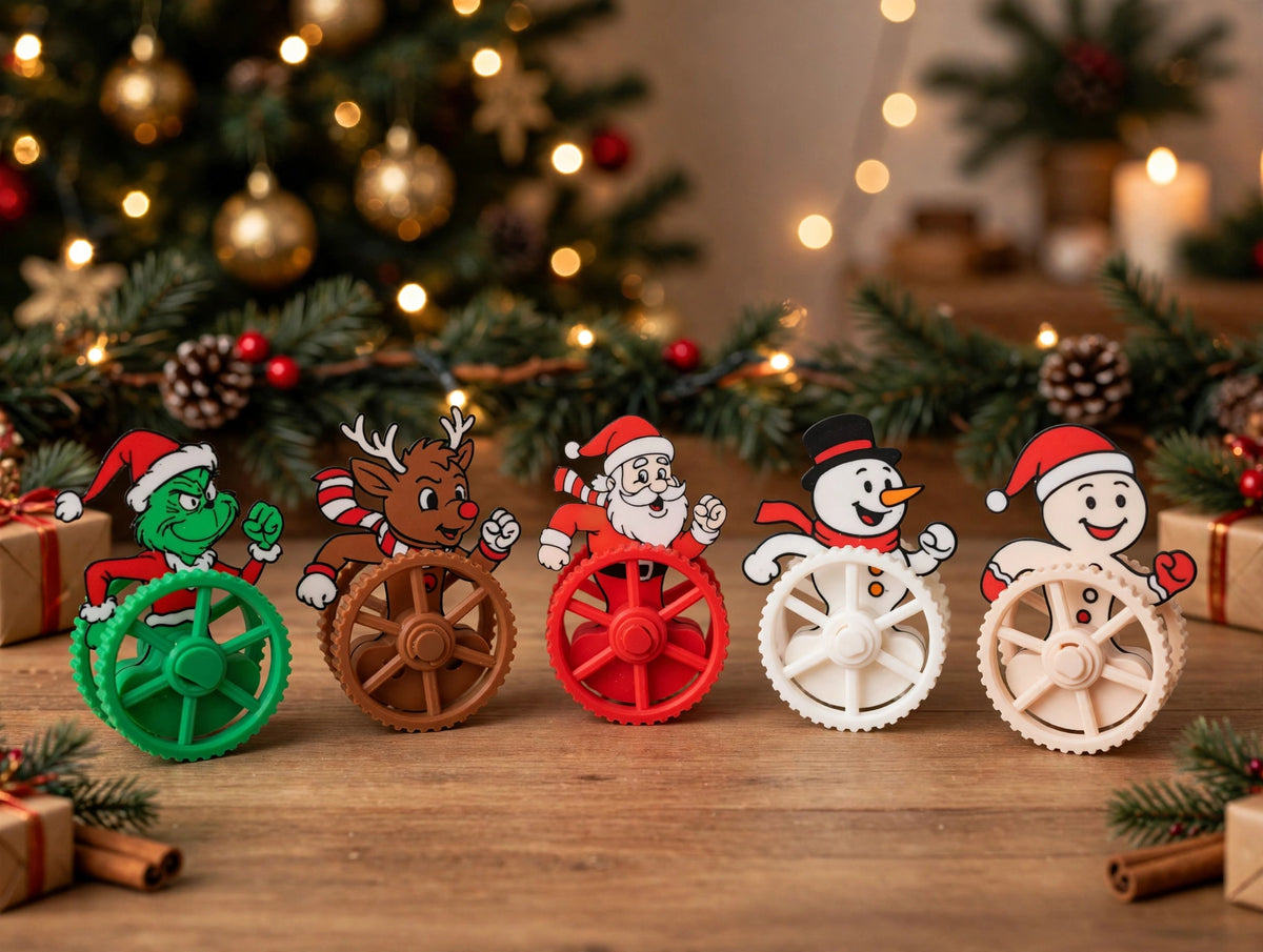 Self-Balancing Christmas Wheel Toys – 3D Printed