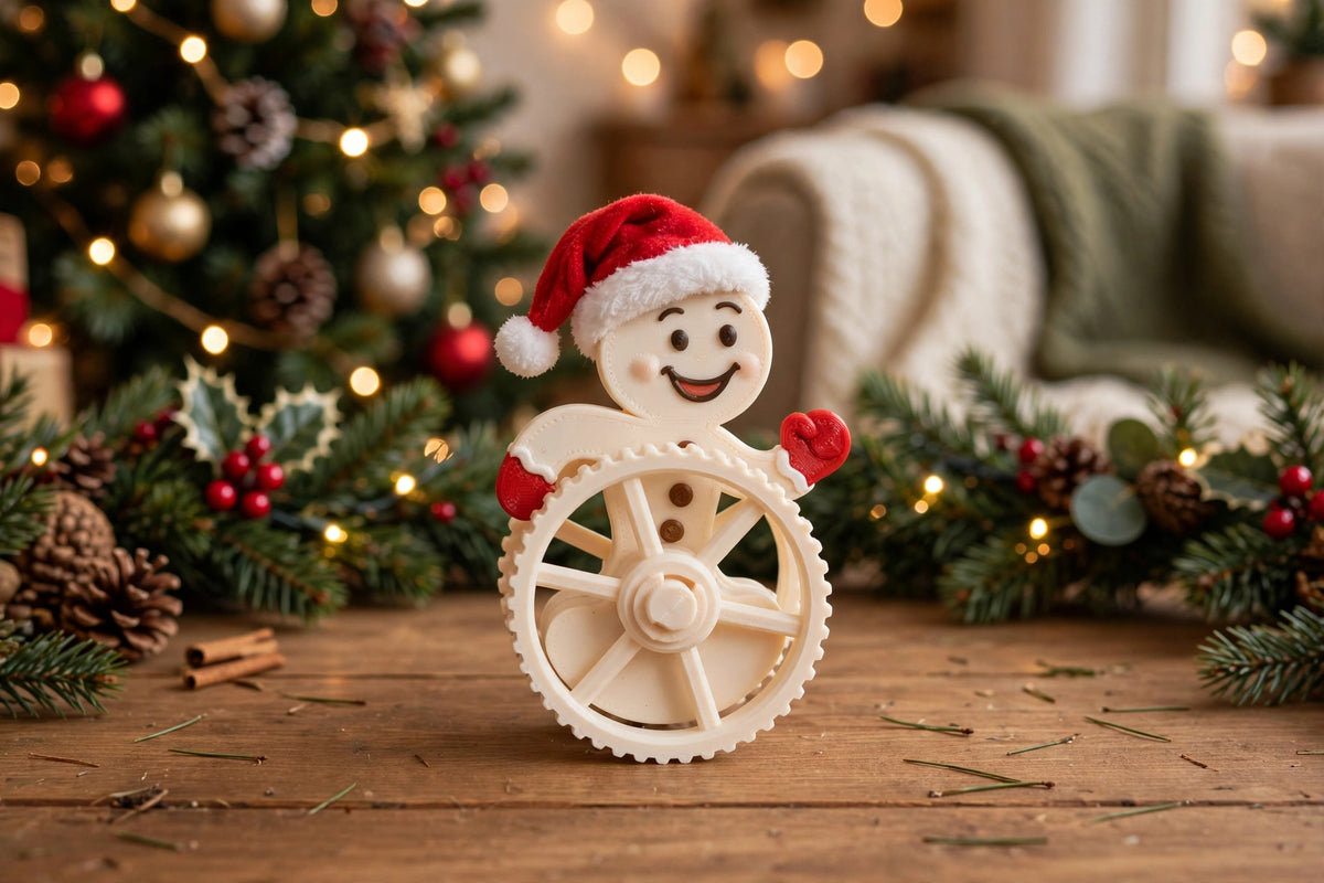 Self-Balancing Christmas Wheel Toys – 3D Printed