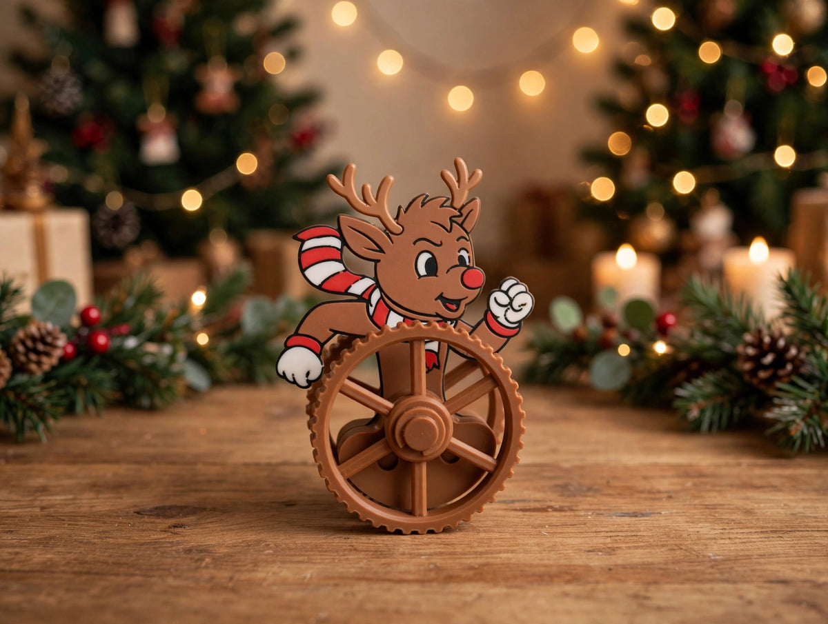 Self-Balancing Christmas Wheel Toys – 3D Printed