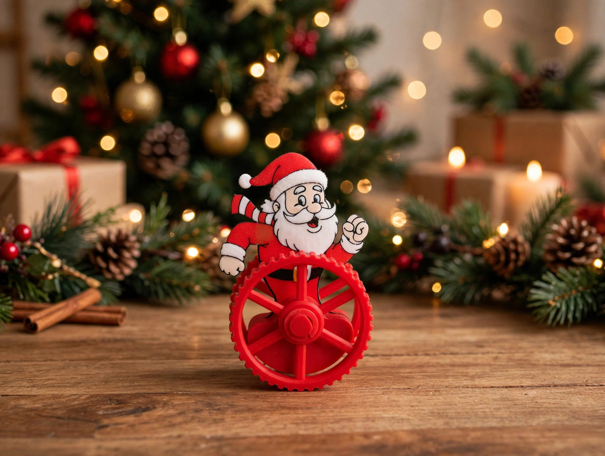 Self-Balancing Christmas Wheel Toys – 3D Printed