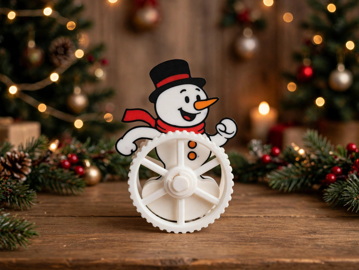 Self-Balancing Christmas Wheel Toys – 3D Printed