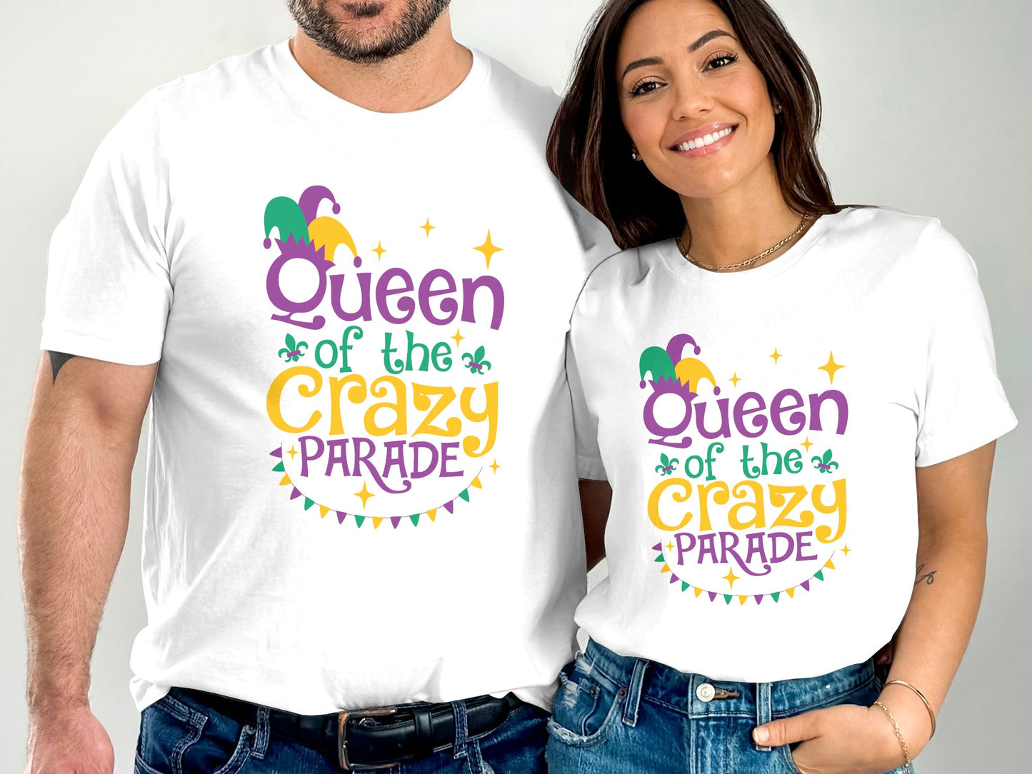 Queen of the Crazy Parade Mardi Gras T-shirt